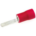 JST , FV Insulated Crimp Blade Terminal 10mm Blade Length, 0.25mm² to 1.65mm², 22AWG to 16AWG, Red