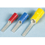 JST , FV Insulated Crimp Blade Terminal 9mm Blade Length, 1mm² to 2.6mm², 16AWG to 14AWG, Blue