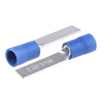JST , FV Insulated Crimp Blade Terminal 18.2mm Blade Length, 1mm² to 2.6mm², 16AWG to 14AWG, Blue