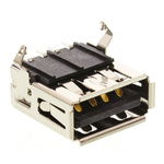 Lumberg Right Angle, SMT, Socket Type A 2.0 USB Connector