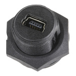 Amphenol Socapex Straight, Through Hole, Socket Type Mini B 2.0 USB Connector
