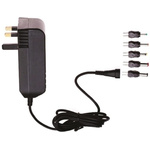 Egston, 18W Plug In Power Supply 6V dc, 3A, Level V Efficiency, 1 Output Switched Mode Power Supply, Type G