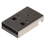 Molex Right Angle, SMT, Plug Type A USB Connector