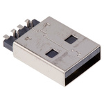 Wurth Elektronik Right Angle, SMT, Plug Type A 2.0 USB Connector