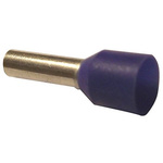 JST, GWE Insulated Crimp Bootlace Ferrule, 8mm Pin Length, 2.2mm Pin Diameter, 2.5mm² Wire Size, Blue