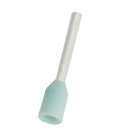 RS PRO Insulated Crimp Bootlace Ferrule, 6mm Pin Length, 1.1mm Pin Diameter, 0.34mm² Wire Size, Turquoise