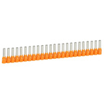 Legrand, Starfix Insulated Crimp Bootlace Ferrule, 12mm Pin Length, 3.2mm Pin Diameter, 4mm² Wire Size, Orange