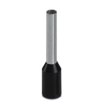 Phoenix Contact Insulated Bootlace Ferrule Kit, 10mm Pin Length, 1.8mm Pin Diameter, Black