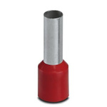 Phoenix Contact Insulated Crimp Bootlace Ferrule, 12mm Pin Length, 4.6mm Pin Diameter, Red