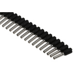 Weidmuller Insulated Crimp Bootlace Ferrule, 8mm Pin Length, 1.7mm Pin Diameter, 1.5mm² Wire Size, Black