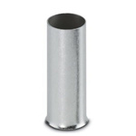Phoenix Contact Bootlace Ferrule, 40mm Pin Length, 17.7mm Pin Diameter, Silver