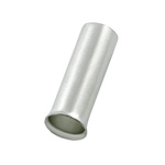 RS PRO Bootlace Ferrule, 6mm Pin Length, 1.3mm Pin Diameter, 0.5mm² Wire Size, Silver