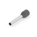 TE Connectivity, 1-966067 Insulated Ferrule, 10mm Pin Length, 1mm Pin Diameter, Black