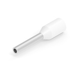 TE Connectivity, 966067 Insulated Ferrule, 8mm Pin Length, 1mm Pin Diameter, White