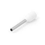 TE Connectivity, 966067 Insulated Ferrule, 10mm Pin Length, 1mm Pin Diameter, White