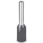Phoenix Contact, AI0.75-10 GY Insulated Crimp Bootlace Ferrule, 10mm Pin Length, 1.3mm Pin Diameter, 0.75mm² Wire Size,