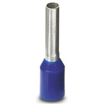 Phoenix Contact, AI2.5 -10 BU Insulated Crimp Bootlace Ferrule, 10mm Pin Length, 2.3mm Pin Diameter, 2.5mm² Wire Size,