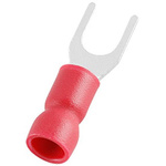 RS PRO Insulated Crimp Spade Connector, 0.5mm² to 1.5mm², 22AWG to 16AWG, M4.3 (