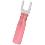 RS PRO Insulated Crimp Spade Connector, 0.5mm² to 1.5mm², 22AWG to 16AWG, M3.7 (