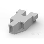 TE Connectivity 3 Way PBT Crimp Terminal Housing, Grey