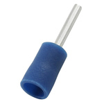 RS PRO Insulated Crimp Pin Connector, 1.5mm² to 2.5mm², 16AWG to 14AWG, 1.9mm Pin Diameter, 12mm Pin Length, Blue