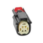 Molex, 33472 4 Way Nylon Crimp Terminal Housing, Black