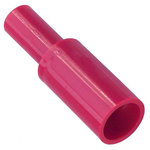 Molex, 19038 Insulated Female Crimp Bullet Connector, 22AWG to 18AWG, 3.96mm Bullet diameter, Red