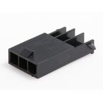 Molex, 200471 3 Way Nylon Crimp Terminal Housing, Black