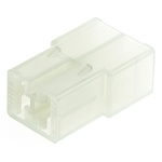 TE Connectivity, AMP FASTIN-FASTON 1 Way Nylon 66 Crimp Terminal Housing, 6.35mm Tab Size, Natural