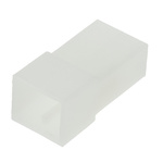 TE Connectivity, AMP FASTIN-FASTON 2 Way Nylon 66 Crimp Terminal Housing, Natural