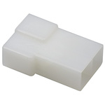 TE Connectivity, AMP FASTIN-FASTON 2 Way Nylon 66 Crimp Terminal Housing, 6.35mm Tab Size, Natural