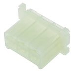 TE Connectivity, AMP FASTIN-FASTON 6 Way Nylon 66 Crimp Terminal Housing, 6.35mm Tab Size, Natural