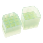 TE Connectivity, AMP FASTIN-FASTON 11 Way Nylon 66 Crimp Terminal Housing, 6.35mm Tab Size, Natural