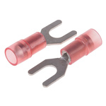 RS PRO Insulated Crimp Spade Connector, 0.5mm² to 1.5mm², 22AWG to 16AWG, M4.5 (