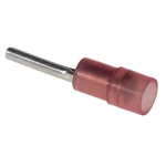 RS PRO Insulated, Tin Crimp Pin Connector, 0.5mm² to 1.5mm², 22AWG to 16AWG, 1.9mm Pin Diameter, 12mm Pin Length, Red