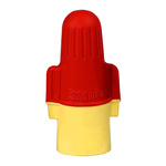 3M, 3M™ Wire Connectors Insulated Female Bullet Connector, 22AWG to 8AWG, 3.7mm Bullet diameter, Red, Yellow