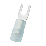 RS PRO Insulated Crimp Spade Connector, 1.5mm² to 2.5mm², 16AWG to 14AWG, 3.2mm Stud Size Nylon, Blue