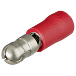 Knipex, 97 Yes, Brass Crimp Pin Connector, 22AWG to 16AWG, 4mm Pin Diameter, 120mm Pin Length, Red