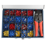 HellermannTyton 630 Pieces Insulated Terminal Crimp terminal Kit