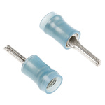 TE Connectivity, PIDG Insulated, Tin Crimp Pin Connector, 1mm² to 2.6mm², 16AWG to 14AWG, 1.8mm Pin Diameter, Blue