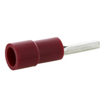 RS PRO Insulated, Tin Crimp Pin Connector, 0.5mm² to 1.5mm², 22AWG to 16AWG, 1.9mm Pin Diameter, 10mm Pin Length, Red