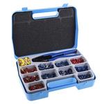 RS PRO 800 Piece Insulated Terminal Crimp terminal Kit