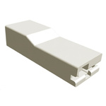 TE Connectivity, AMP FASTON 1 Way Nylon 66 Crimp Terminal Housing, 6.35mm Tab Size, Natural