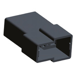 TE Connectivity, AMP FASTIN-FASTON 2 Way Nylon 66 Crimp Terminal Housing, 6.35mm Tab Size, Natural