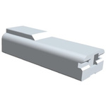 TE Connectivity, 1544456 1 Way Nylon 66 Crimp Terminal Housing, 6.35mm Tab Size, Natural