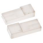 TE Connectivity, FASTON .250 Nylon 66 Crimp Terminal Housing, Natural