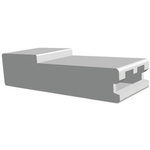 TE Connectivity, FASTON .250 Nylon 66 Crimp Terminal Housing, Natural