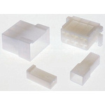 TE Connectivity, AMP FASTON 8 Way Nylon 66 Crimp Terminal Housing, 6.35mm Tab Size, Natural