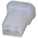 TE Connectivity, AMP FASTIN-FASTON 4 Way Nylon 66 Crimp Terminal Housing, 6.35mm Tab Size, Natural