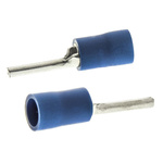 JST, FVPC Insulated Crimp Pin Connector, 1mm² to 2.6mm², 16AWG to 14AWG, 1.9mm Pin Diameter, 12mm Pin Length, Blue